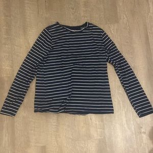 Blue shirt with white stripes, RU, (12-14) Large.